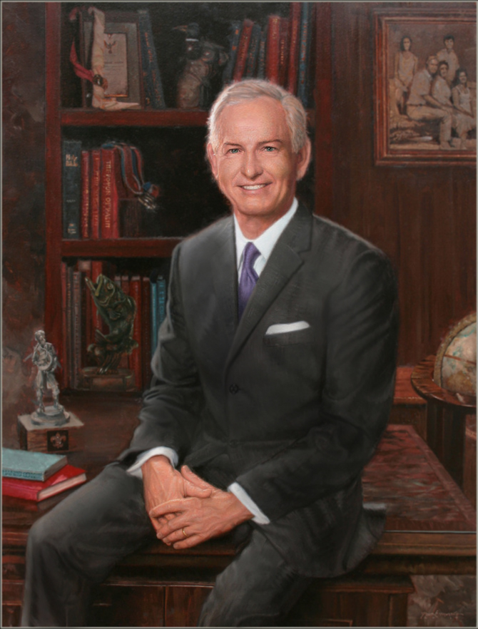 mr. johnny pitts principal at lipscomb pitts insurance by frank k. morris -oil on canvas.jpg
