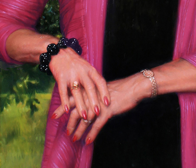 painting of janet hendren - detail hands by portrait artist frank k. morris.jpg